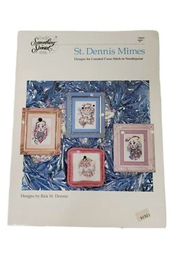 candamar designs something special st. dennis mimes counted cross stitch booklet - Image 1 of 2