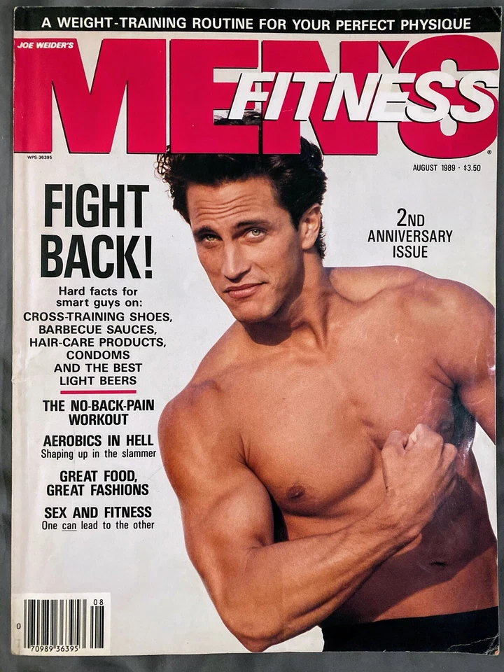 Men’s Fitness magazine - August 1989 - Gay Interest - Image 1 of 1