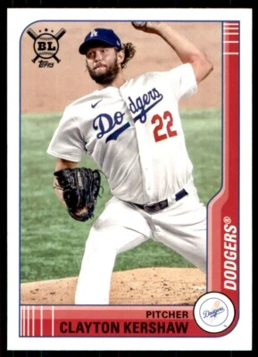2021 TOPPS BIG LEAGUE - #37 CLAYTON KERSHAW LOS ANGELES DODGERS - Image 1 of 2