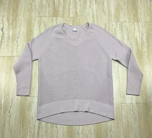 Athleta Womens Size M Purple Lavender Knit Sweater Pullover  - Picture 1 of 9