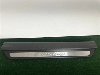 Hyundai Sonata 2008-2010 montaje de moldura delantera puerta rasguño pasajero derecho negro Foto 1 de 4