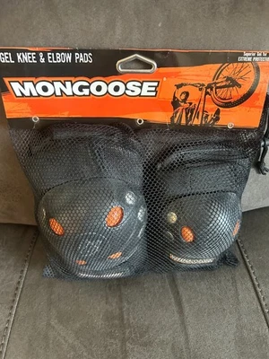 Mongoose GEL BMX Knee and Elbow Pads YOUTH SIZE In Original Package - Image 1 of 2