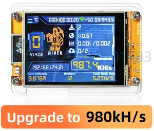 SOLO Lottery Miner 1000KH/s Hashrate ESP32 WLAN Bluetooth Entwicklungsboard - Bild 1 von 2