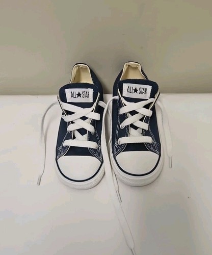 Converse All Star basse blu per bambini taglia 9