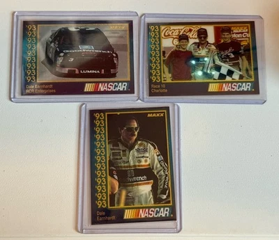 1993 Maxx - Premier Plus #3 Dale Earnhardt #56 & #189 - Image 1 of 4