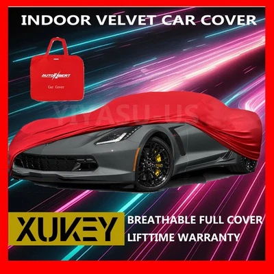 Soft Full Car Cover Stretch Dust Proof Indoor Protection Custom Fit COUPE SEDAN - Image 1 of 4