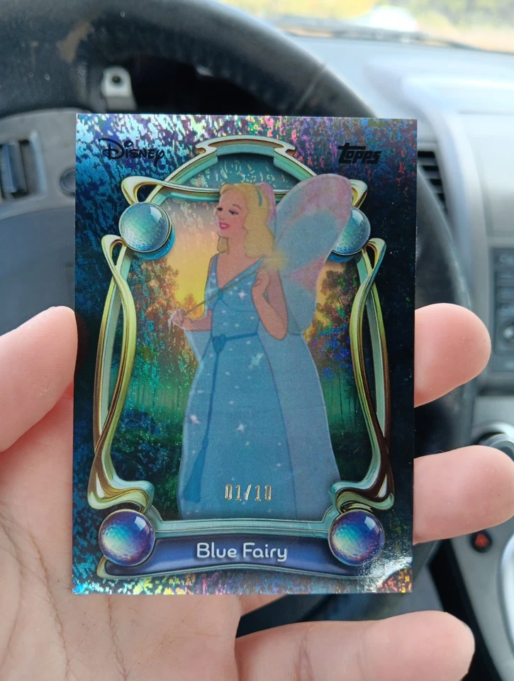 Disney Topps Wonder 2025 Blue Fairy Godmother #1, Black Foil - Image 1 of 2