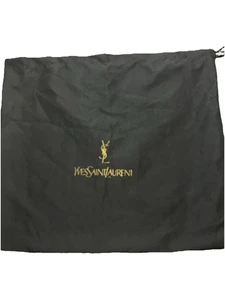 Yves Saint Laurent Dust Bag Travel Storage Black Large 19x22 Drawstring Shoes - Picture 1 of 8