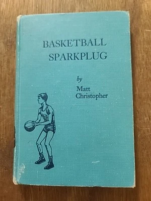 BASKETBALL SPARKPLUG by Matt Christopher 1957 Hardcover EX LIBRARY - Image 1 of 4