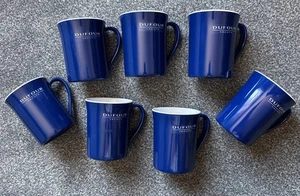 Tazas/tazas de plástico azul vintage Dufour Yachts X 7 - Imagen 1 de 2