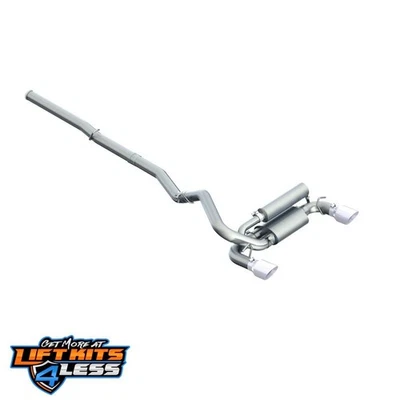 MBRP for 2016+ Ford Focus RS 3in Dual Outlet Cat-Back Exhaust T409 SS - Image 1 of 4