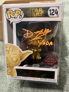 Deep Roy Star Wars Yoda Special Edition  Signature Series Signed Funko Pop # 124 - Bild 1 von 5