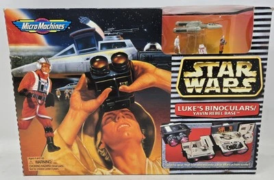 Micro Machines Star Wars Adventure Gear Luke's Binoculares/Yavin Rebel Base 1996 Foto 1 de 4