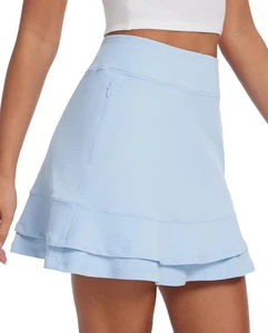 Womens Tennis Golf Skirt 16" Skorts for Woman Dressy Casual High Waisted XL - Picture 1 of 5