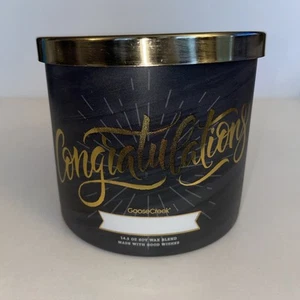 Goose Creek Candle FELICITACIONES (burbujas de champán) 14,5 OZ vaso de 3 mechas - Imagen 1 de 4