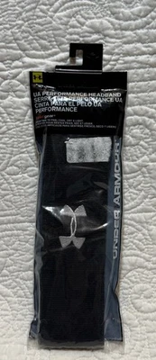Diadema Under Armour Unisex UA Performance Blanca/Negro NUEVA Foto 1 de 4