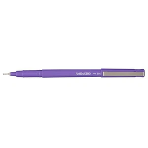 Artline 200 Bright Fineliner Pen 0.4mm Bright Purple Box 12 - Bild 1 von 2