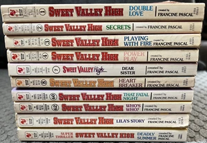 Menge 10 Sweet Valley High Bücher Francine Pascal Vintage Taschenbücher - Bild 1 von 7