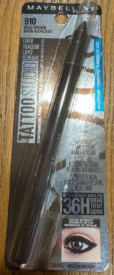 Maybelline Tattoo Studio Waterproof Liner Sharpenable Gel Pencil 910 BOLD BROWN - Image 1 of 3