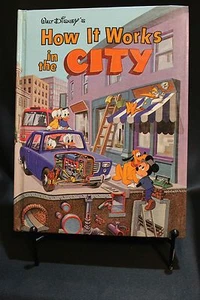 Walt Disney's How It Works In The City Hardcover Vintage 1982 - Picture 1 of 9