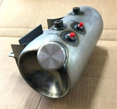 Tanque de aceite personalizado estilo barril hecho en EE. UU. con bandeja de batería para Harley y personalizado Foto 1 de 4