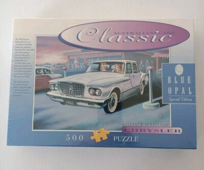 Australian Classic Cars Puzzle Chrysler Valiant R Series 1962 New & Sealed Blue  - image 1 of 4
