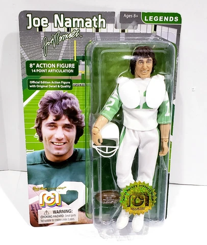 Joe Namath New York Jets NFL Legends Numbered limited to 8000 - 8" Action Figure Cover