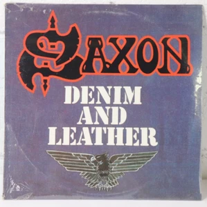 Saxon Denim and Leather Vinyl LP 1981 EMI Capitol Records Canada NEW SEALED! V2 - Picture 1 of 9