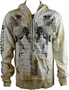 KONQUEST Men s Gladiator Print Hoodie Large - Picture 1 of 2