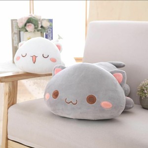 Kawaii Lying Cat Plush Toys Stuffed Cute Doll Lovely Animal Pillow Soft Cartoons
