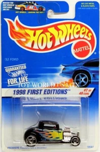 1998 Hot Wheels #636 First Editions '32 Ford razor wheels on 0910 card - Picture 1 of 1