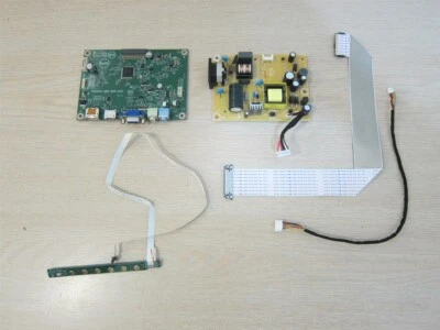 VIEWSONIC VA2456 MAIN BOARD/POWER SUPPLY/CONTROLS/CABLES & MORE, OEM, FREE S&H - Image 1 of 4