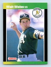 1989 Donruss Baseball's Best Walt Weiss Oakland Athletics #155