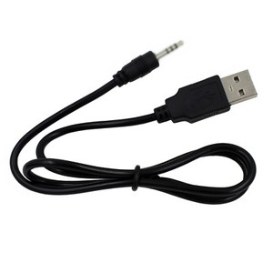 Black Watch Interface Cable Cord USB 2.0 2.5mm Jack Plug Charge File Transfer