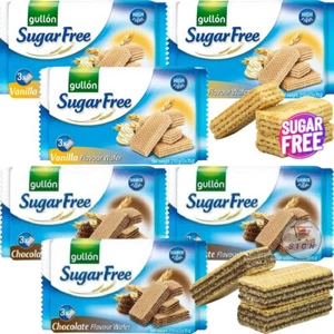 Gullon Sugar Free Vanillac & Chocolate Crème Filled Wafer 180g - Picture 1 of 5