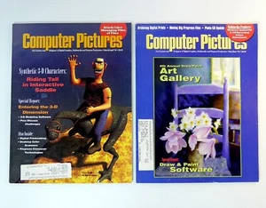 Computer Pictures Lot 2 Vintage Magazines 1994 Digital Graphics and Multimedia - Bild 1 von 11