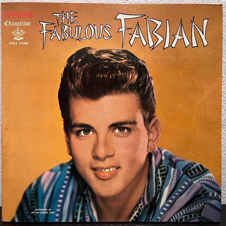 FABIAN - The Fabulous Fabian (Chancellor) - 12" Vinyl Record LP - VG+ - Image 1 of 4