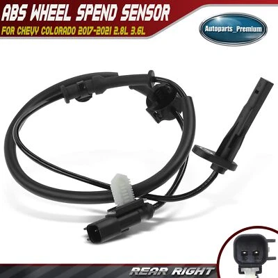 1x Sensor de velocidad de rueda ABS para Chevrolet Colorado 2017-2021 2,8 L 3,6 L trasero derecho Foto 1 de 4