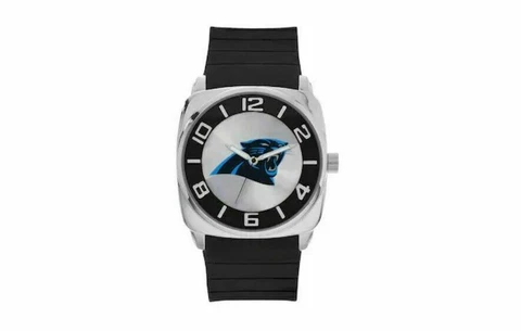 NEW CAROLINA PANTHERS NFL MEN'S FOREVER A FAN SPORTS WATCH LICENSED Cover
