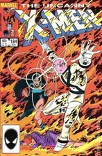 UNCANNY X-MEN 184 Near Mint NM 9.4 9.6 MARVEL COMICS stock image 1984
