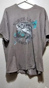 (Faded Discoloration) North Lake Bass Shirt 2XL - Picture 1 of 4