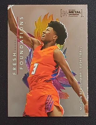 2022 Skybox Metal Universe Fresh Foundations #FF15 MarJon Beauchamp - Image 1 of 2