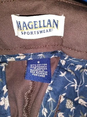 Capris Magellan 女式运动服 8 码棕色 Capris — 第 1/4 张图片