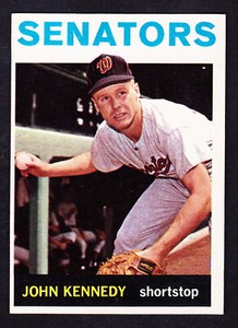1964 TOPPS #203 JOHN KENNEDY SENATORS ROOKIE