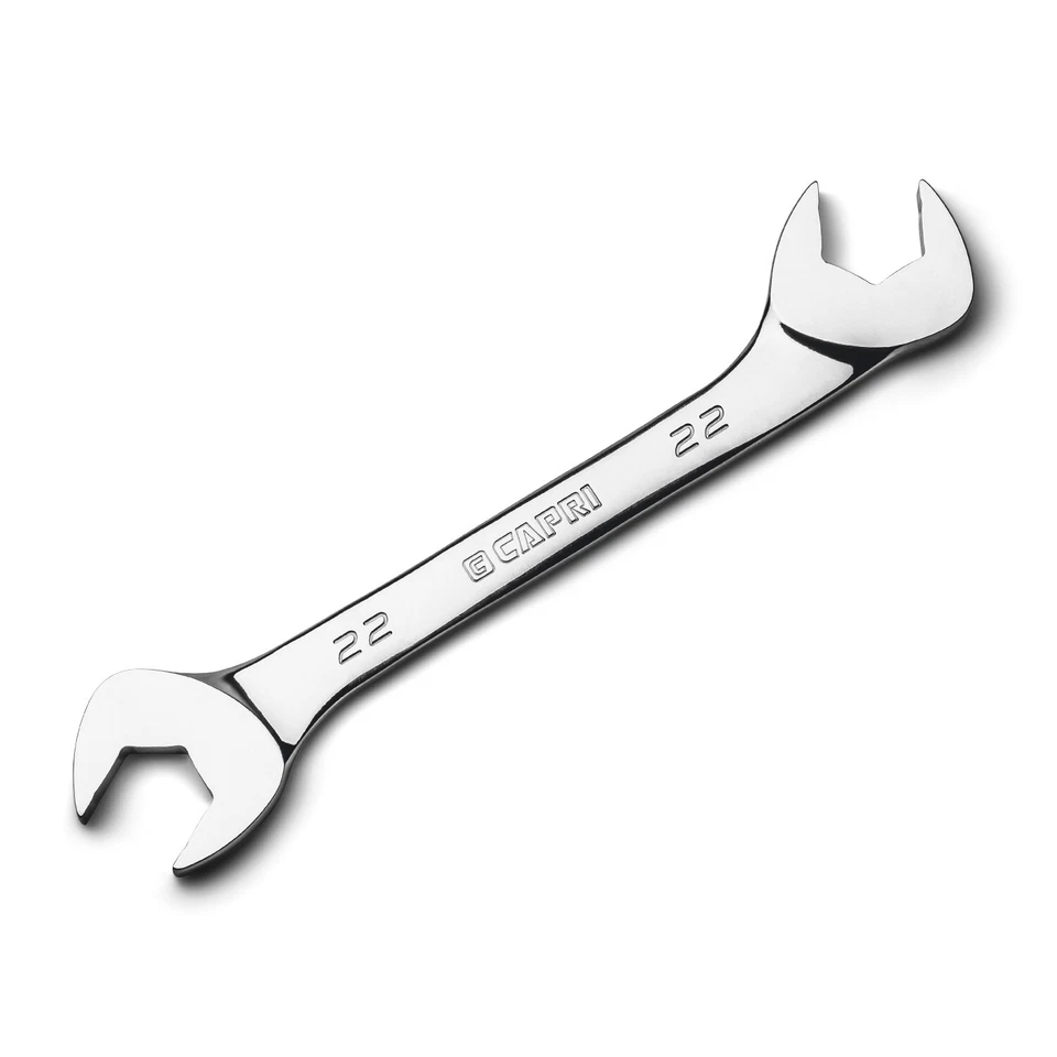 Capri Tools Angle Open End Wrench, 30° and 60° angles, Metric & SAE Sizes - Image 1 of 4
