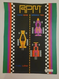 Vintage Jesse Randall Serigraph Video Game Poster Print RPM 12" X 16" RARE - Picture 1 of 3