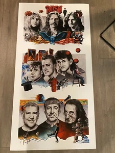 Rush Eras Art Print 22 X 44” Artwork Chris Hoffman - Picture 1 of 3