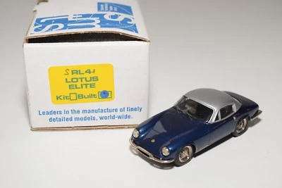 Q SMTS RL4 LOTUS ELITE ELAN BLU METALLIZZATO CON SCATOLA GRIGIA - Immagine 1 di 4