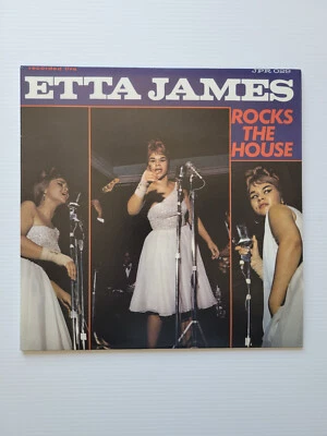 Etta James - Etta James Rocks The House (Live) LP Blue Colored Vinyl Record - Image 1 of 2
