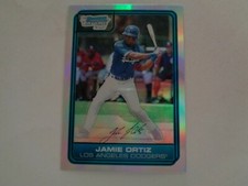 2006 Bowman Chrome Draft Picks & Prospects Refractor Jamie Ortiz Card #DP47